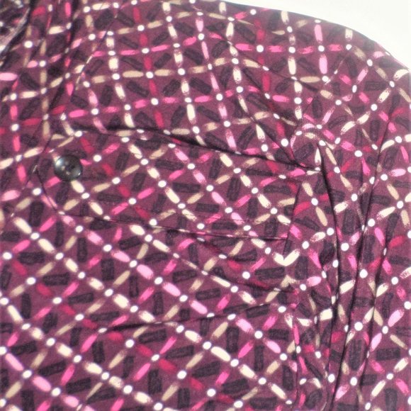 stretch blouse with epaulettes & long sleeves - Picture 4 of 5